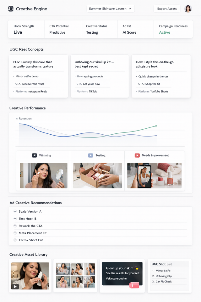 UGC & Social Ad Creative Engine